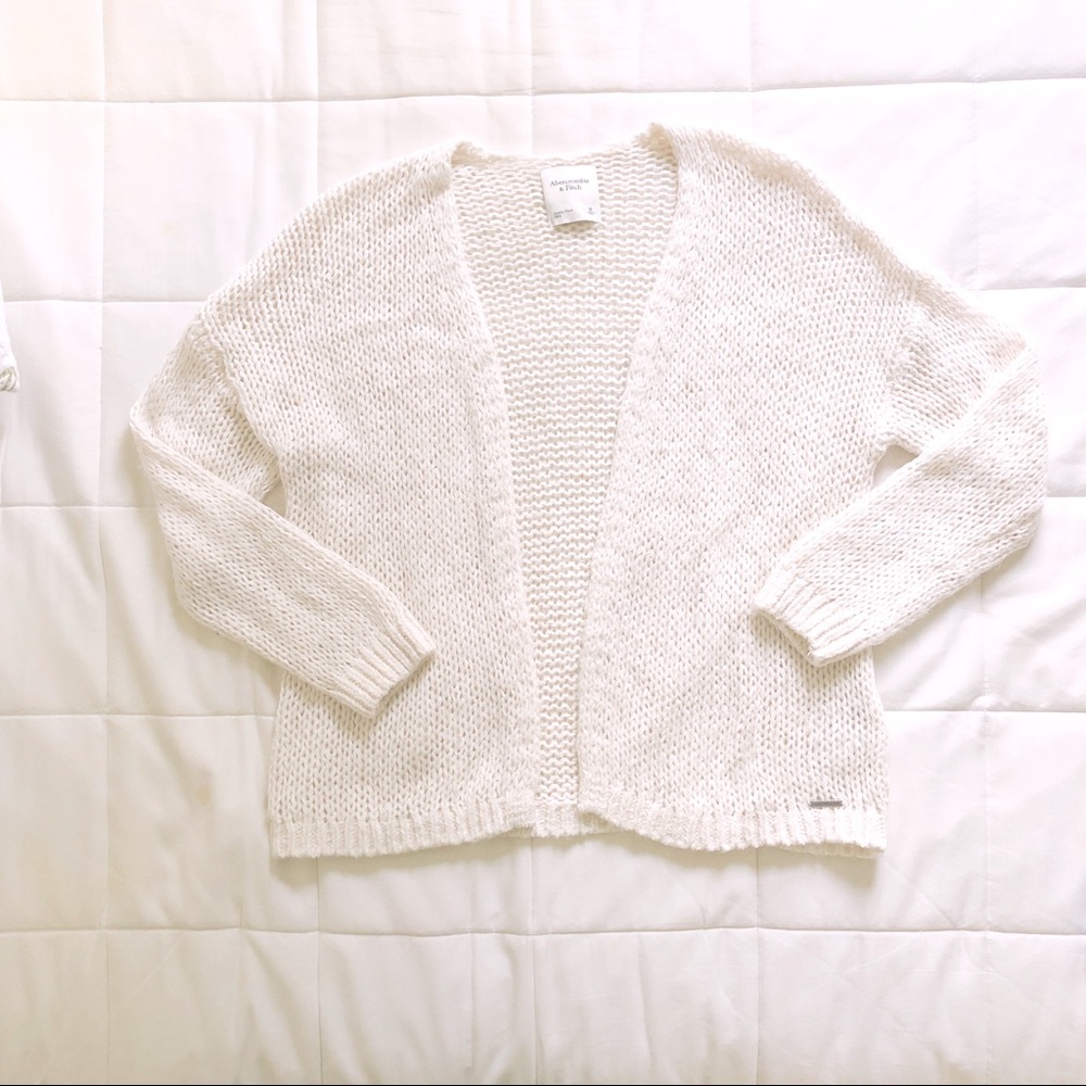 Gauzy Open-Front Cardigan